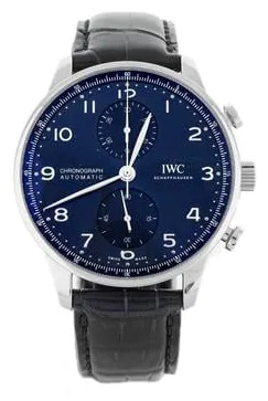 IWC Portuguese Chronograph IW371606 41mm Stainless steel Blue