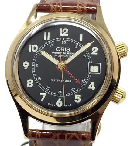 Oris Wrist Alarm DATUM 420-7387 34mm Stainless steel Black