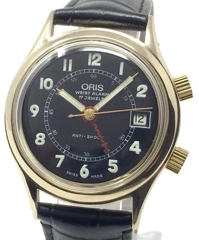 Oris Wrist Alarm DATUM 420-7387 34mm Stainless steel Black