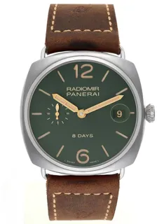 Panerai Radiomir 8 Days PAM 00735 Titanium Green