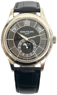 Patek Philippe Annual Calendar 5205G-010 White gold Black