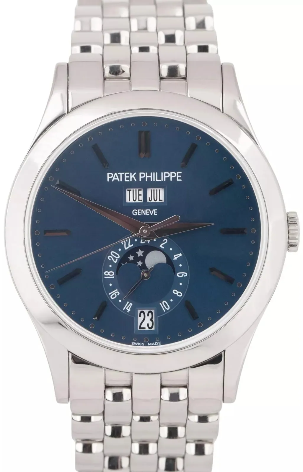 Patek Philippe Annual Calendar 5396/1G-001 38mm White gold Blue