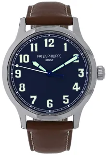 Patek Philippe Calatrava 5522A-001 Stainless steel Blue