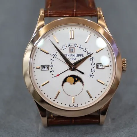 Patek Philippe Perpetual Calendar 5496R-001 39.5mm Rose gold Silver 1