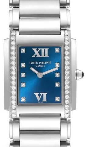 Patek Philippe Twenty~4 4910/10A-012 25mm Stainless steel Blue