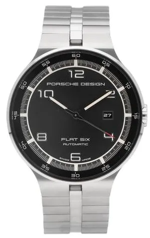 Porsche Design Flat Six P.635142440276 40mm Stainless steel Black