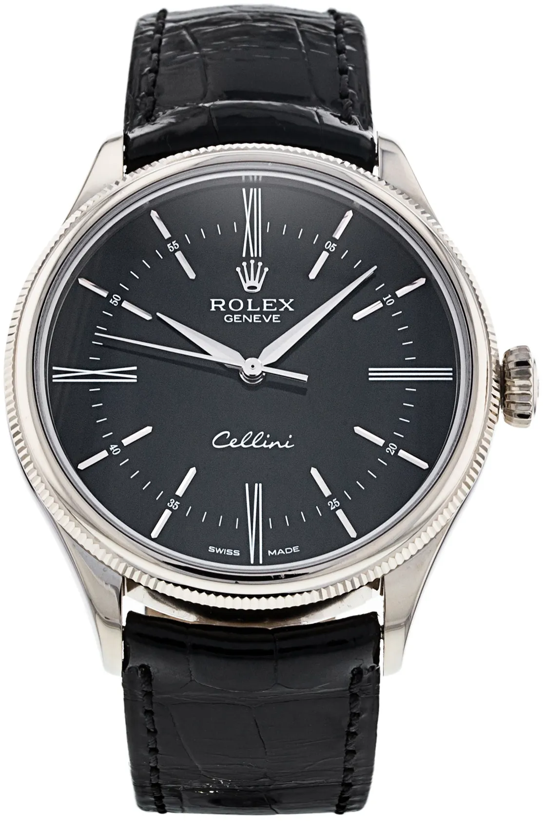 Rolex Cellini 50509 39mm White gold Black