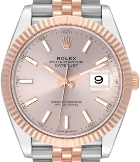 Rolex Datejust 41 126331 Rose gold and Stainless steel Sundust rose gold