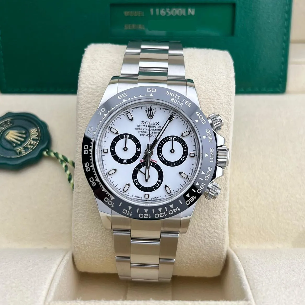 Rolex Daytona 116500LN-0001 40mm Stainless steel White 1