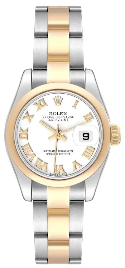 Rolex Lady-Datejust 179163 26mm Stainless steel White