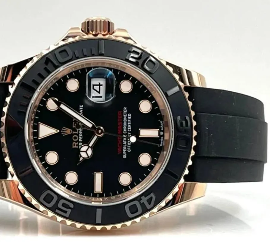 Rolex Yacht-Master 126655-0002 40mm Everose gold Black 5