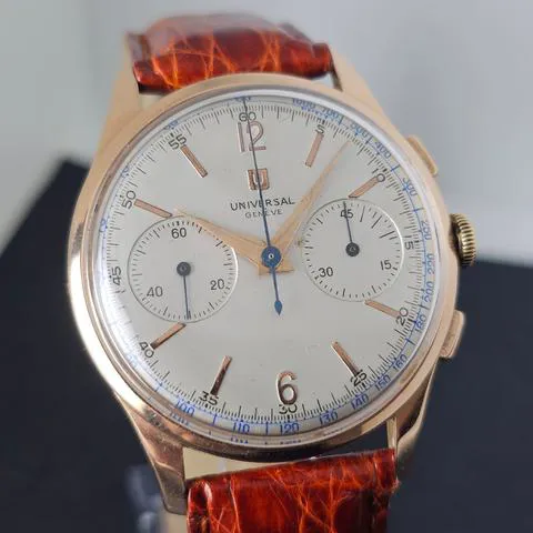 Universal Genève Compax 124150 2 37.5mm Rose gold Bronze