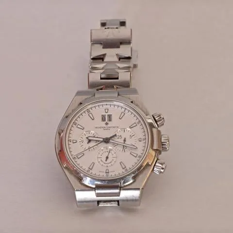 Vacheron Constantin Overseas Chronograph 49150/B01A-9095 42mm Stainless steel Silver