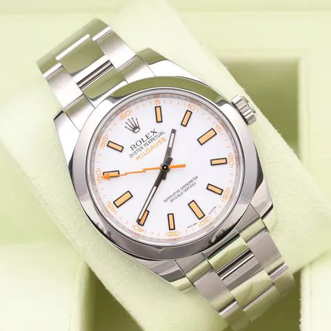 Rolex Milgauss 116400 40mm Stainless steel White