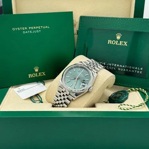 Rolex Datejust 36 126200 36mm Stainless steel Green 1