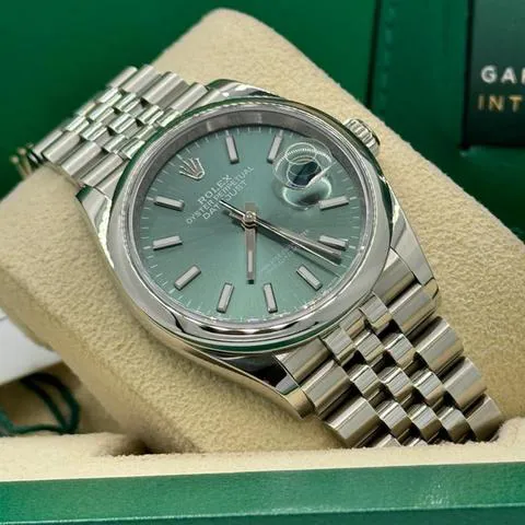 Rolex Datejust 36 126200 36mm Stainless steel Green 6