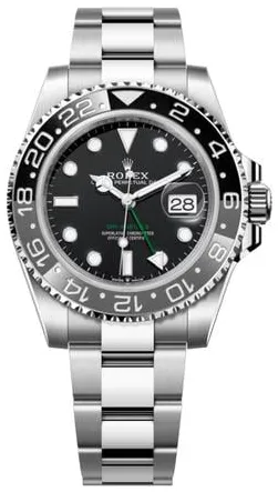 Rolex GMT-Master II 126710GRNR 40mm Stainless steel Black