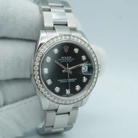 Rolex Datejust 31 178384 31mm Stainless steel Black