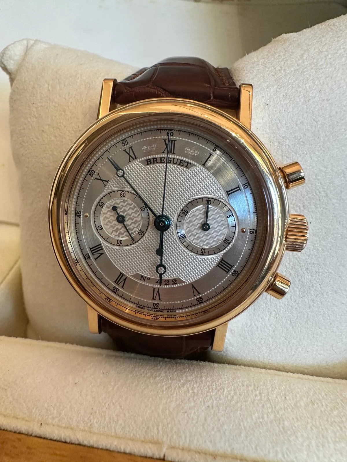 Breguet Classique Chronograph 5237BR/12/9V6 38mm Rose gold Silver 1