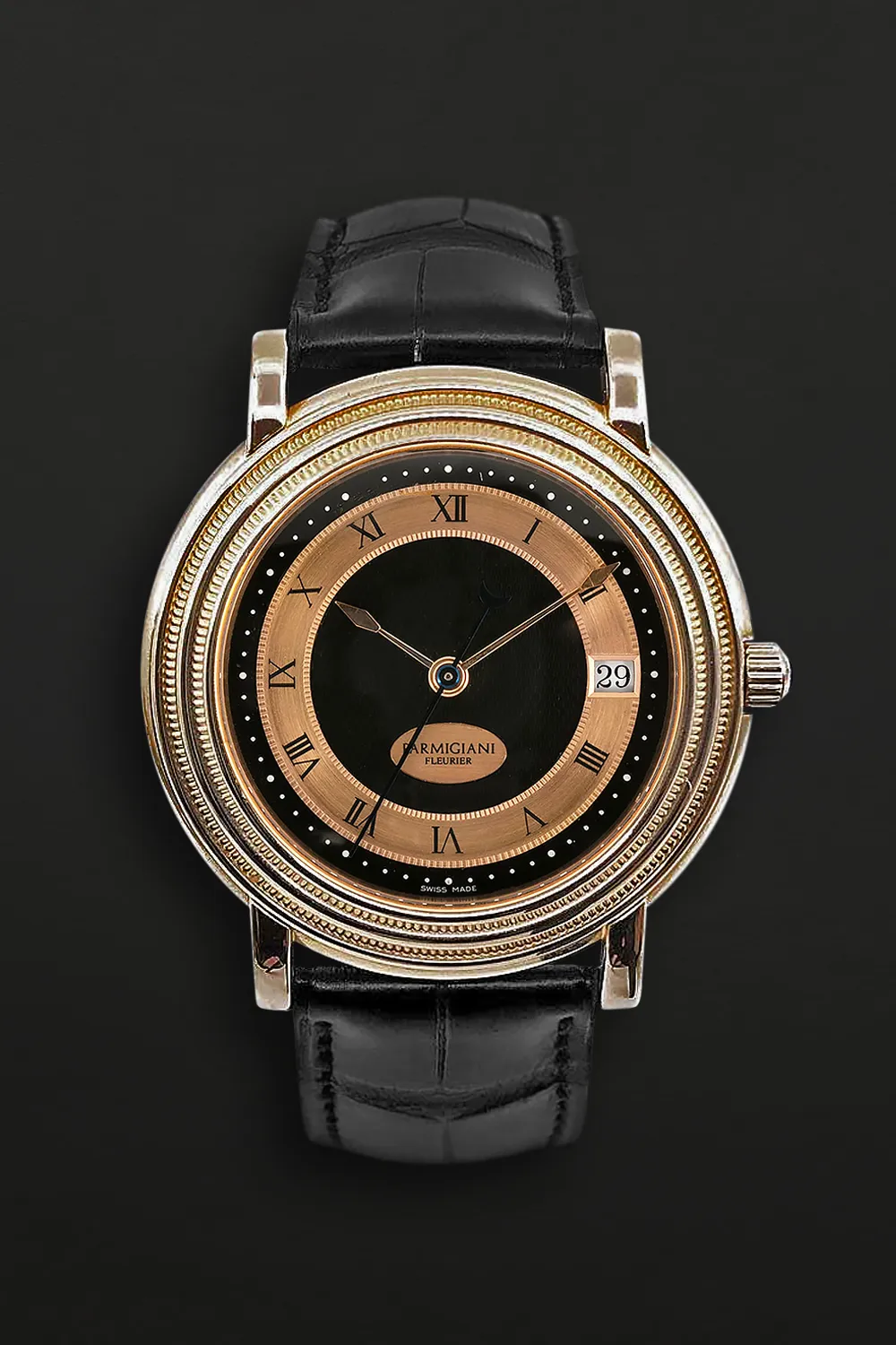 Parmigiani Fleurier Toric PF000479 38.5mm Rose gold Black