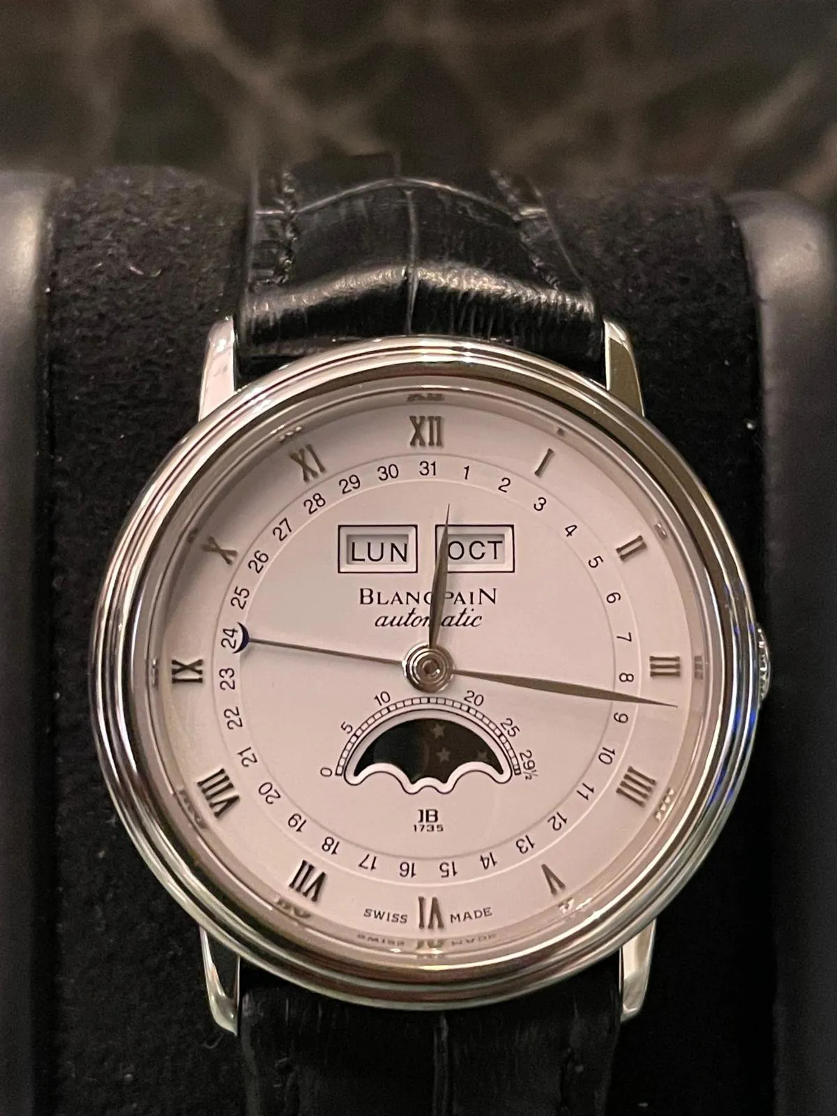 Blancpain Villeret 6553-1127A 35mm Stainless steel White 1