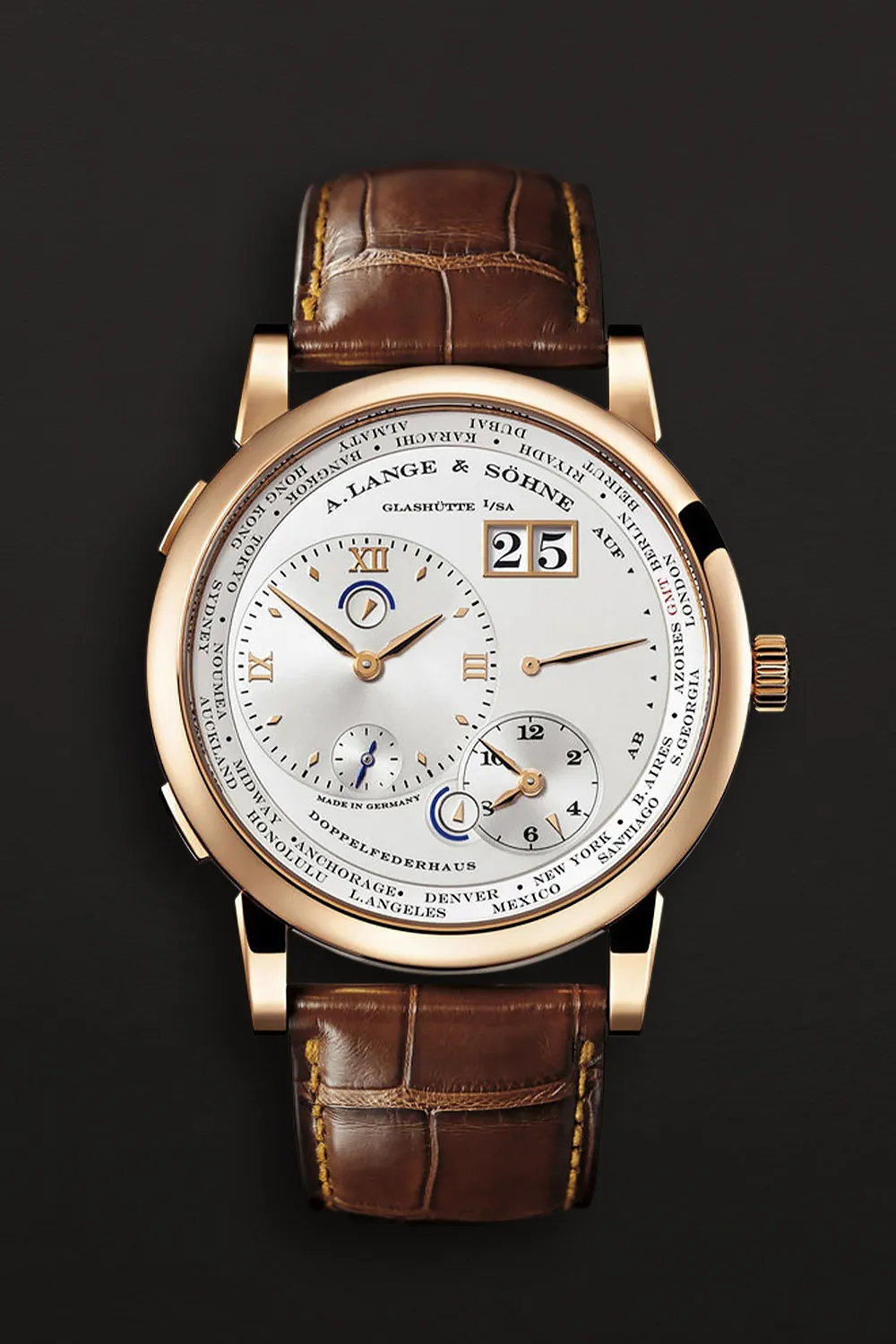 A. Lange & Söhne Lange 1 116.032 42mm Rose gold Silver