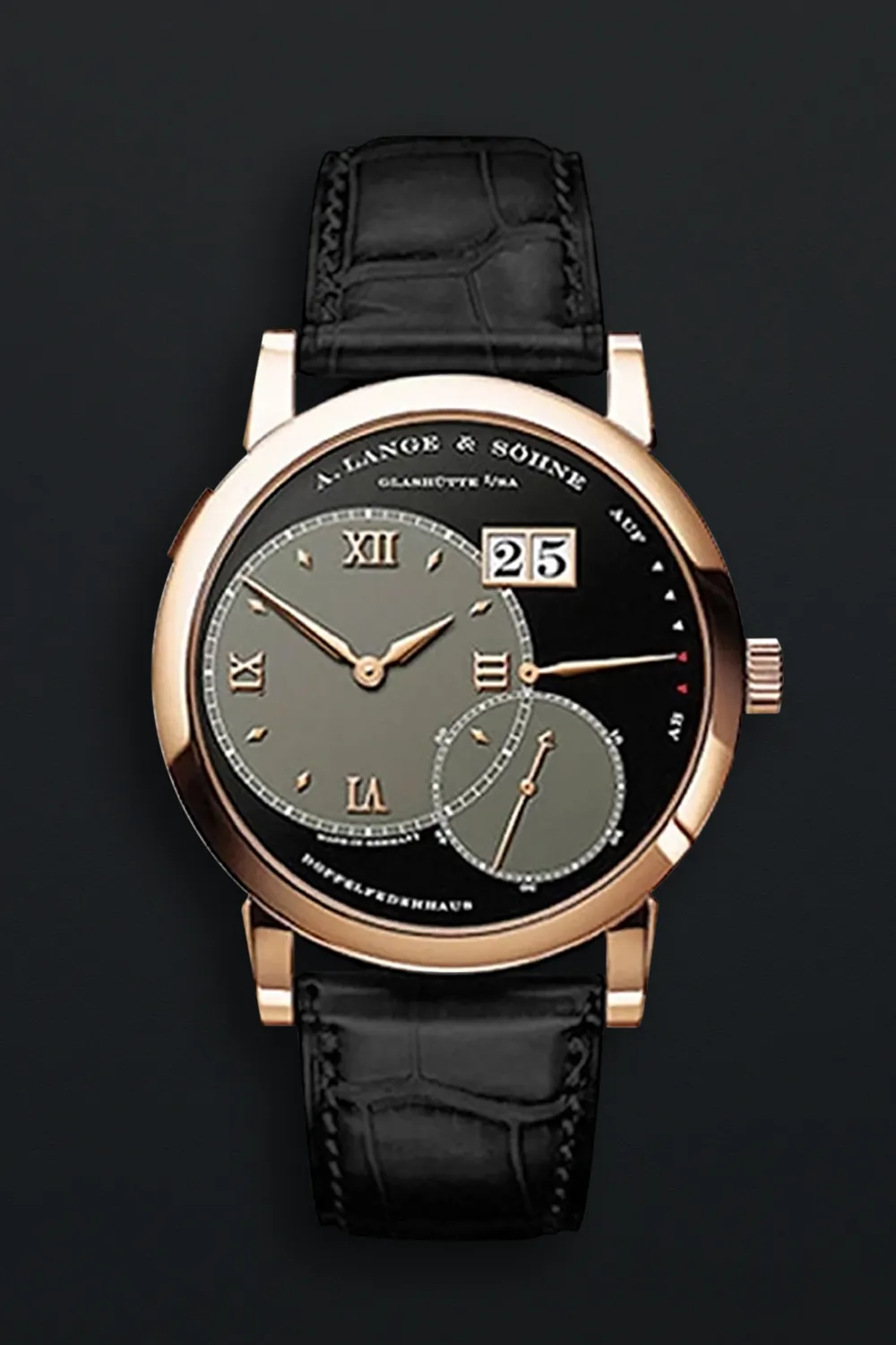 A. Lange & Söhne Grand Lange 1 115.031 42mm Rose gold Black