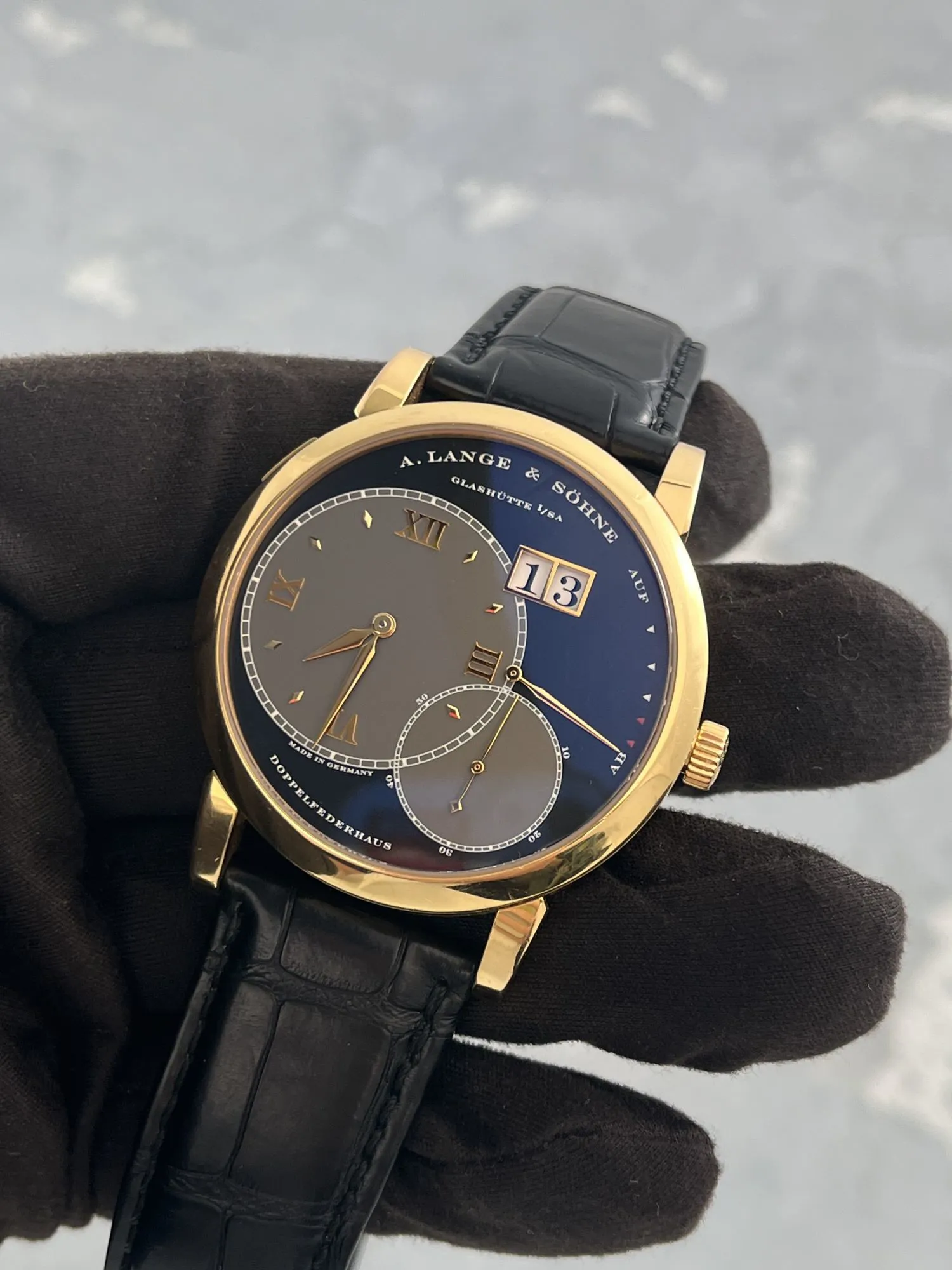 A. Lange & Söhne Grand Lange 1 115.031 42mm Rose gold Black 1