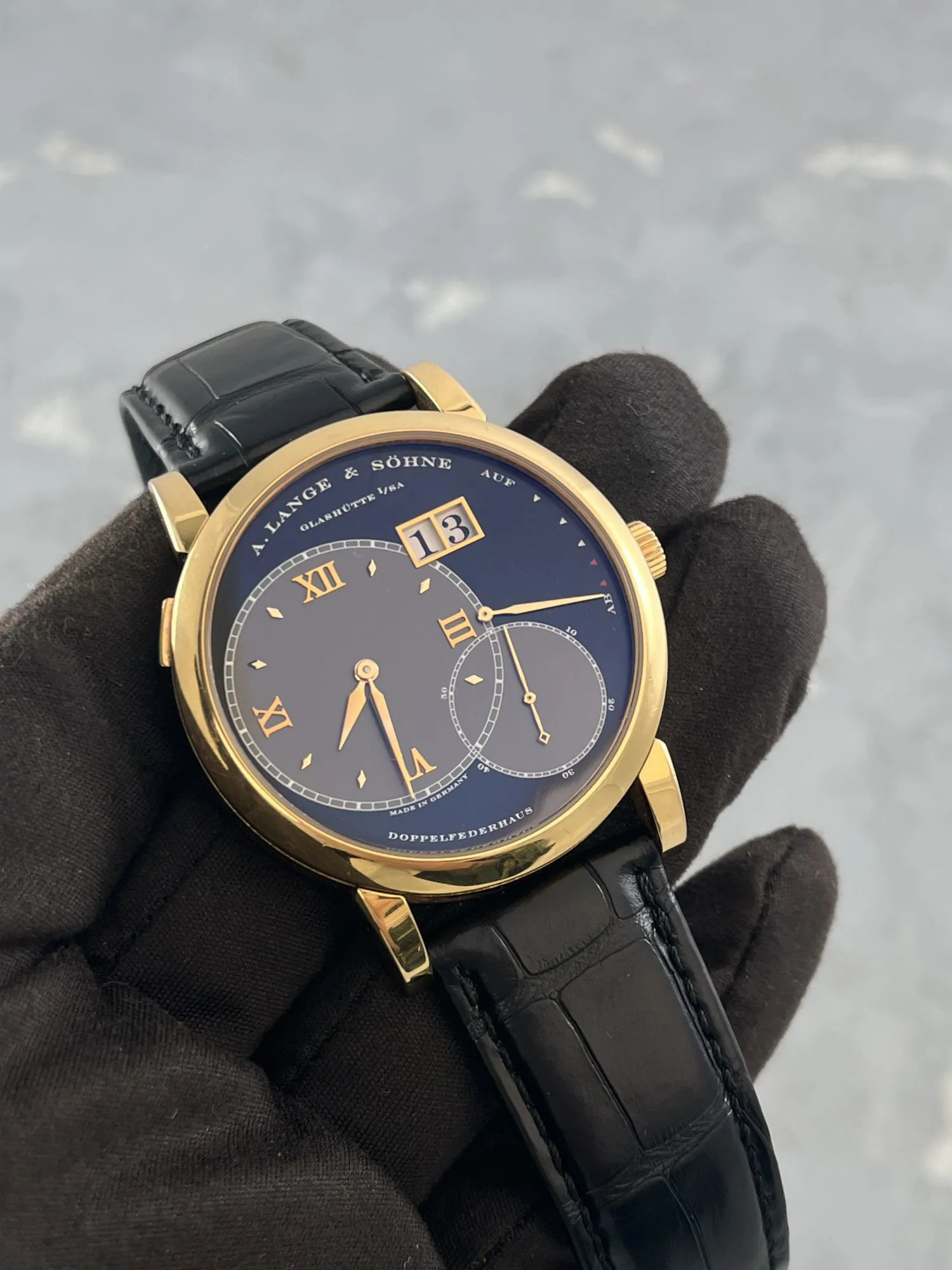 A. Lange & Söhne Grand Lange 1 115.031 42mm Rose gold Black 2