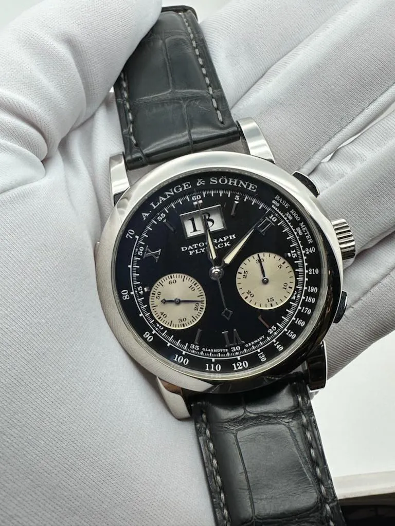 A. Lange & Söhne Datograph 403.035 39mm Platinum Black 1