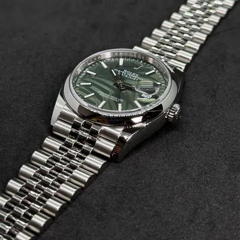 Rolex Datejust 36 126200 36mm Stainless steel Green 3