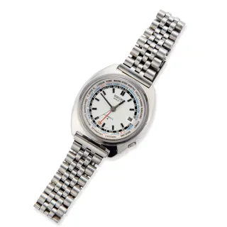 Seiko World Time Stainless steel Silver