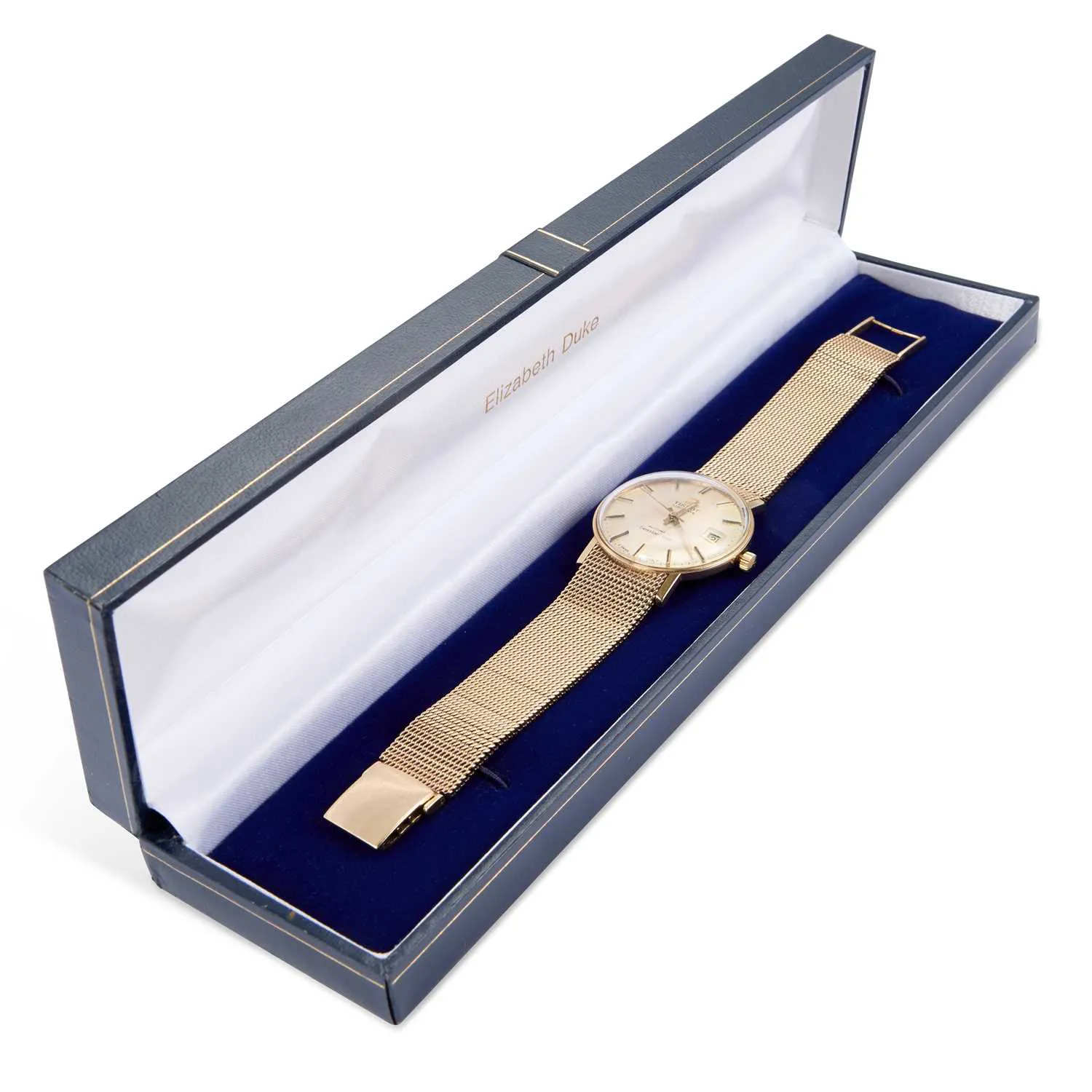 Tissot Visodate 33.5mm 9ct Gold Champagne 1