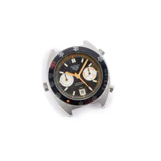 Heuer Autavia Stainless steel Black