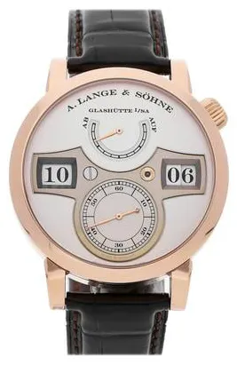 A. Lange & Söhne Zeitwerk 140.032 41mm Rose gold Silver