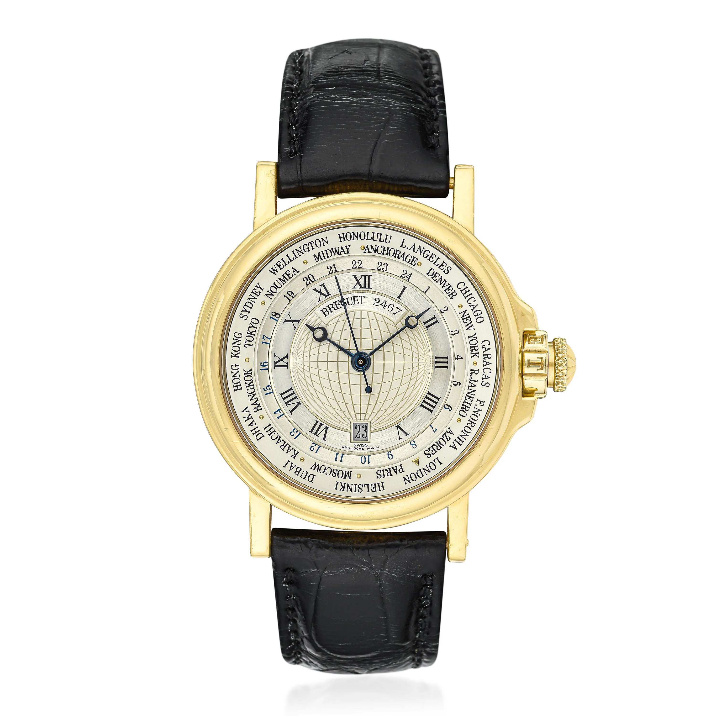 Breguet Hora Mundi 2467G 37.5mm 18k yellow gold