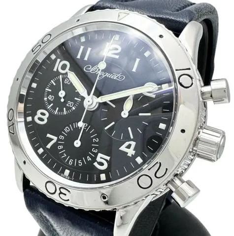 Breguet Type XX 3800ST 39mm Stainless steel Black