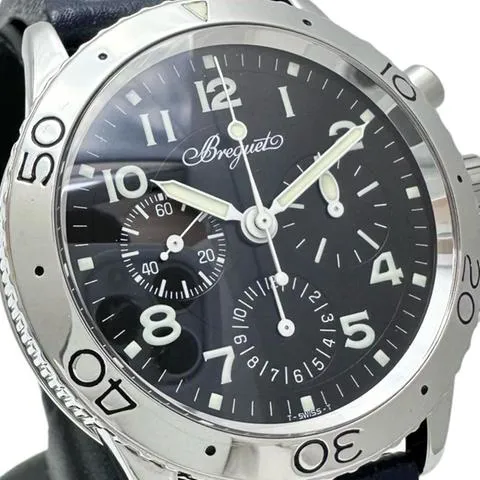 Breguet Type XX 3800ST 39mm Stainless steel Black 1