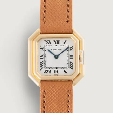 Cartier 78100 25mm Yellow gold White