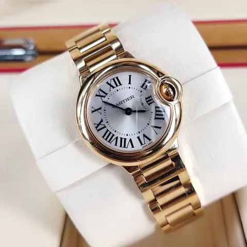 Cartier Ballon Bleu 28mm W69002Z2 28mm Rose gold White 1