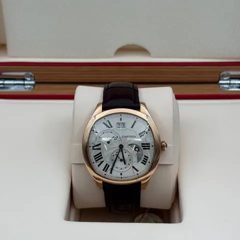 Cartier Drive de Cartier WGNM0005 40mm Rose gold Silver