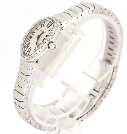 Cartier Mini Baignoire WB520025 18.5mm White gold Silver 1