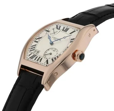 Cartier Tortue W1545851 48mm Rose gold Silver 1