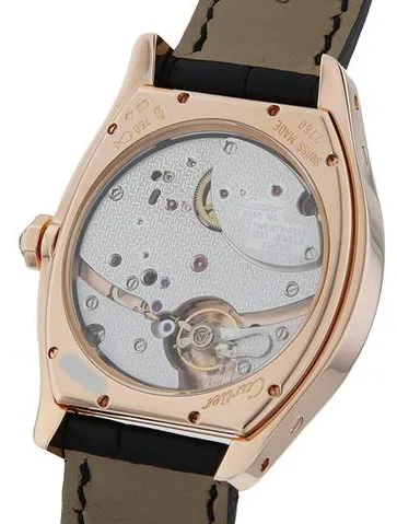 Cartier Tortue W1545851 48mm Rose gold Silver 2