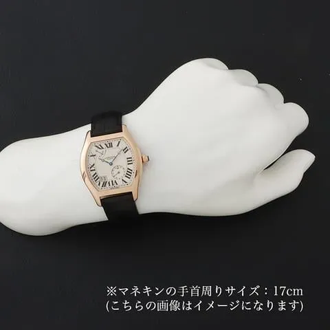 Cartier Tortue W1545851 48mm Rose gold Silver 4