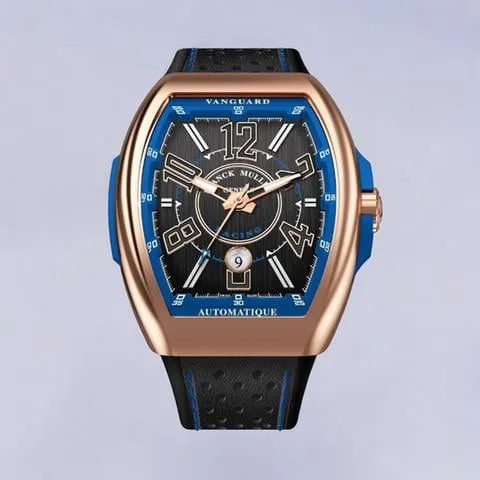 Franck Muller Vanguard V45 SC DT RCG 5N BL 44mm Rose gold Black