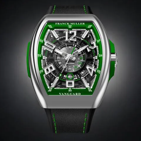 Franck Muller Vanguard V 45 SC DT SQT RCG AC (VR) 53.5mm Stainless steel Skeletonized