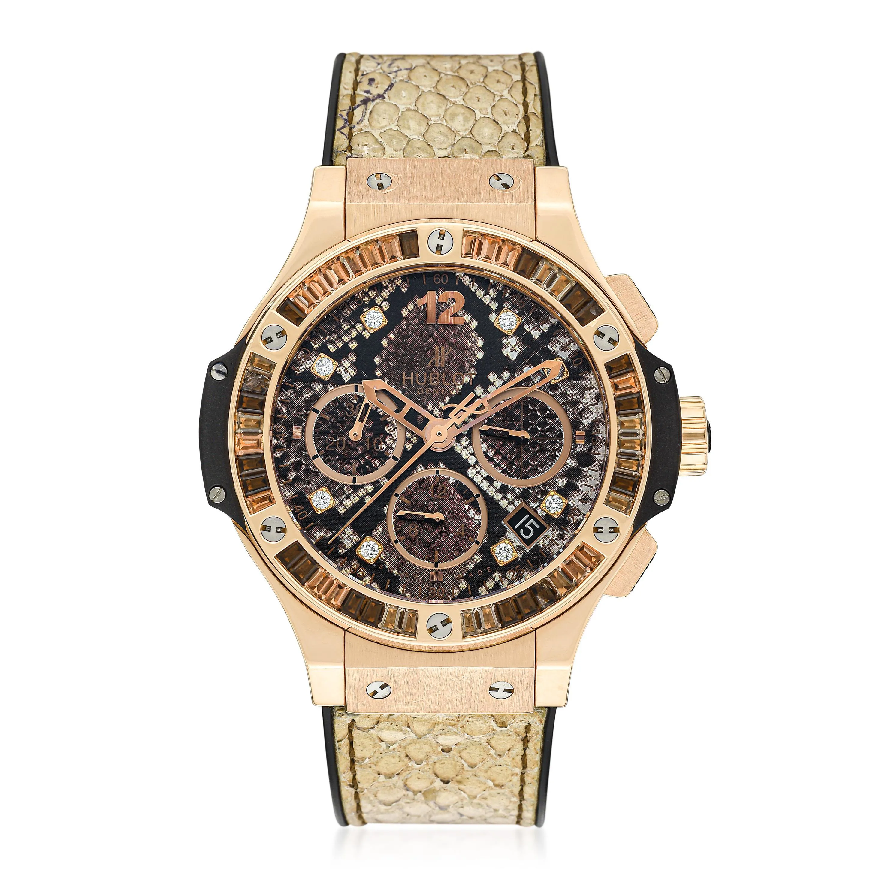 Hublot Big Bang 341.PX.7918.NR.1979 41mm 18k rose gold, ceramic and stone-set Rose