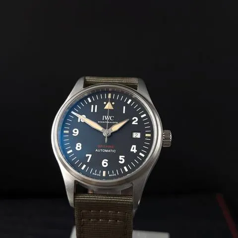 IWC Pilot IW326803 39mm Stainless steel Green