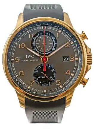 IWC Portuguese Yacht Club Chronogr IW390505 43.5mm Rose gold Gray